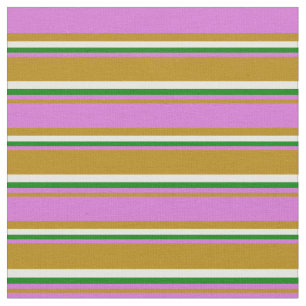 Tissu La verge noire, l'orchidée, le vert et le blanc M