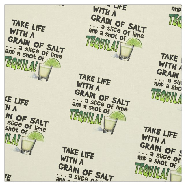 TISSU - la vie, sel, chaux, TEQUILA ! (Échantillon)