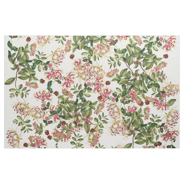 Tissu La vigne botanique de chèvrefeuille fleurit le (Yard)