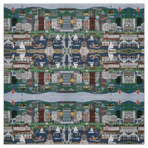 Tissu La ville des roses ~ Portland