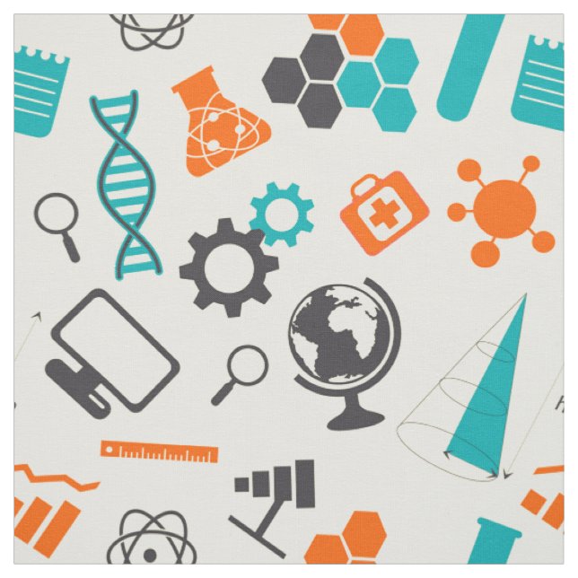 Tissu Laboratoire de chimie Science Amour Proton Électro (Échantillon)