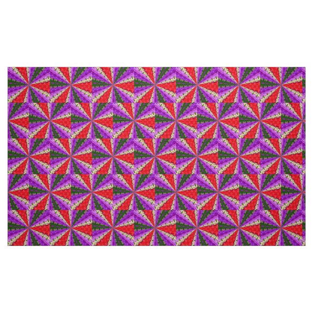 Tissu Lacey Kaleidoscope (Fat Quarter)