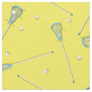 Tissu Lacrosse Sports Boys Décor Jaune