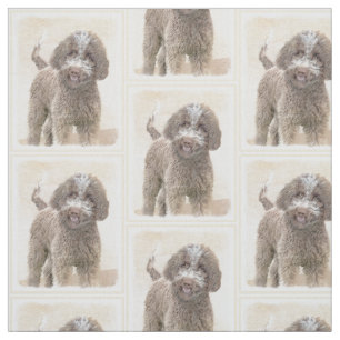 Tissu Lagotto Romagnolo Peinture - Cute Original Dog Art