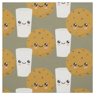 Tissu Lait et biscuit