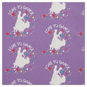 Tissu L'amour pour la danse
