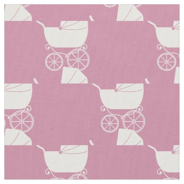 Tissu Landième de bébé rose (Fermer)
