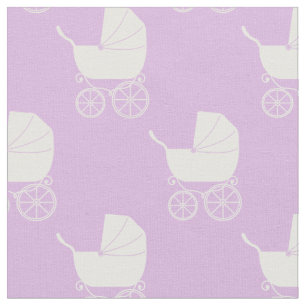 Tissu Landième Poussette Bébé Violet