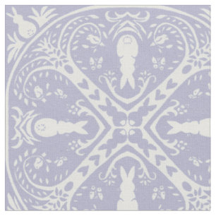 Tissu Lapin bleu clair lapin Motif bébé garçon bébé