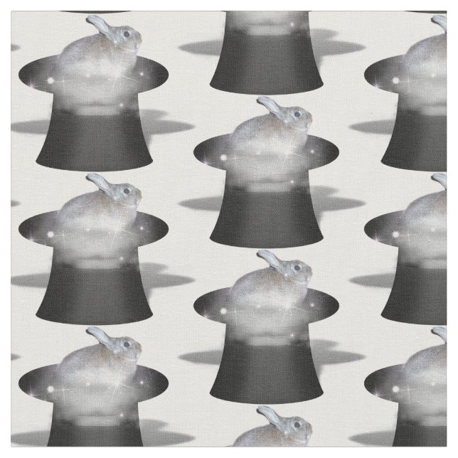 Tissu Lapin dans un Casquette magique (Fermer)