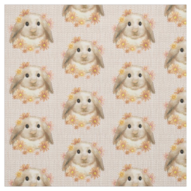 Tissu Lapin roi Bunny (Échantillon)