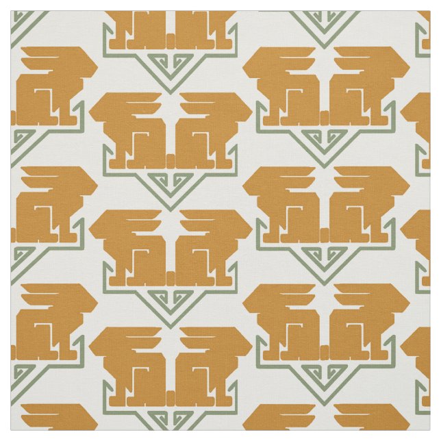 Tissu Lapins Art déco (Échantillon)