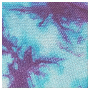 Tissu L'Aqua et le kaléidoscope pourpre teignent en