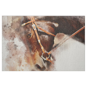 Tissu L'Aquarelle du Cheval