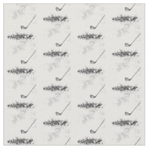 Tissu L'art du golf pour le passionné de golf