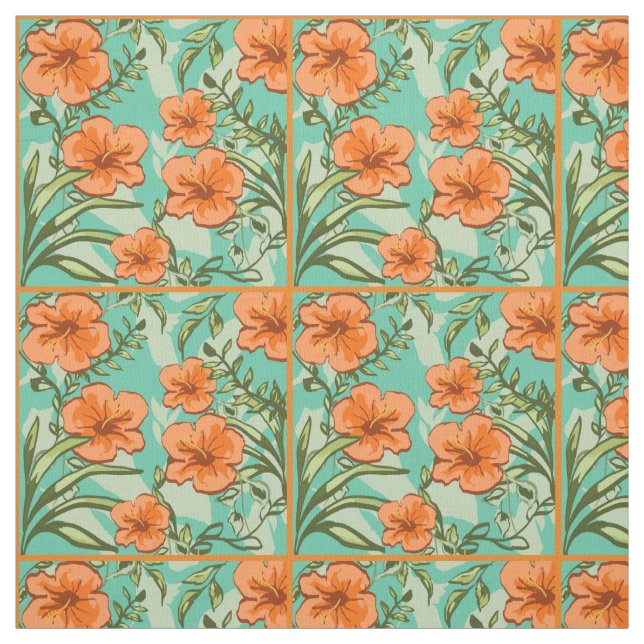 TISSU L'ART HAÏIEN (Échantillon)