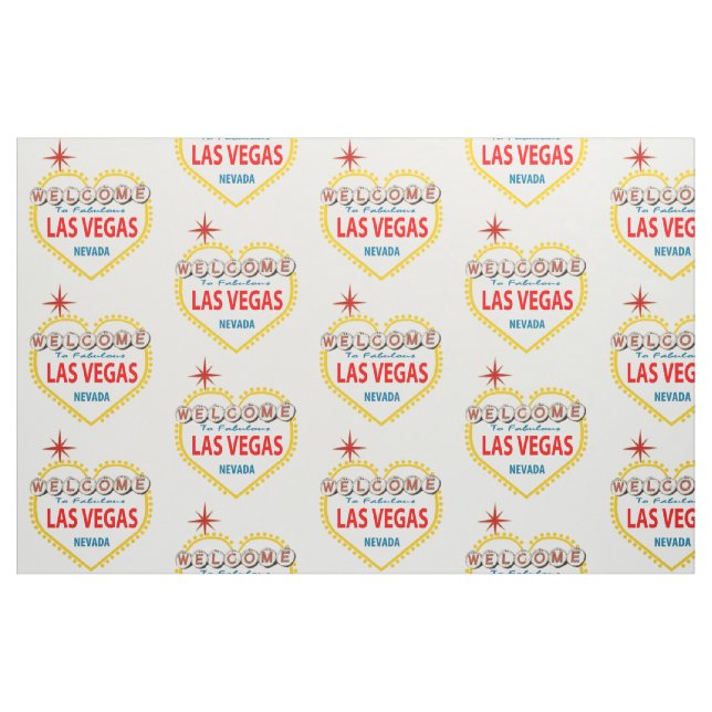 Tissu Las Vegas Forme de coeur La Saint-Valentin (Yard)