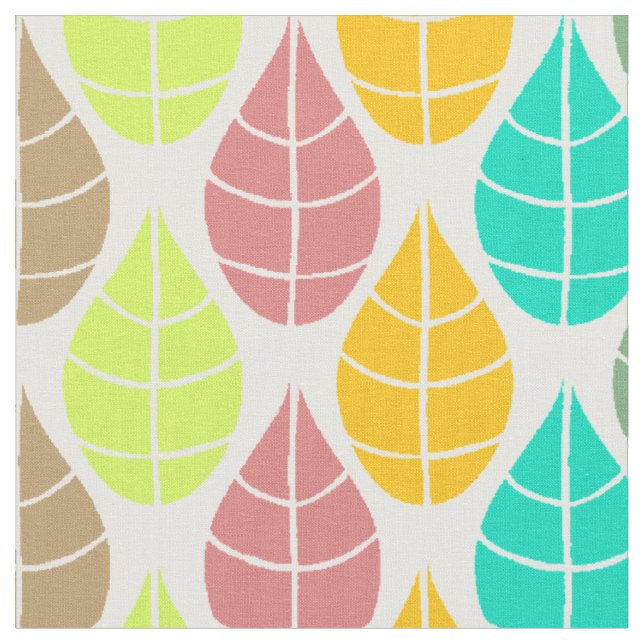 Tissu L'automne de Freddie la feuille (Fermer)