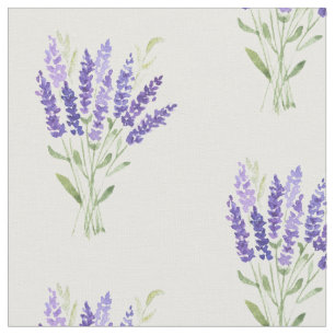 Tissu Lavande aquarelle