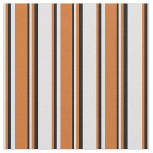 Tissu Lavande, chocolat et rayures de couleur noire