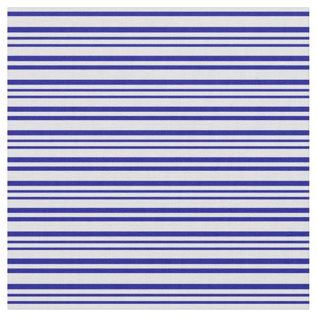 Tissu Lavande et bandes bleu foncé (Fermer)
