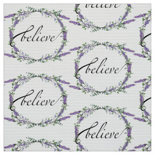 Tissu Lavande et Eucalyptus