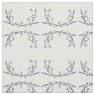 Tissu Lavande et Eucalyptus