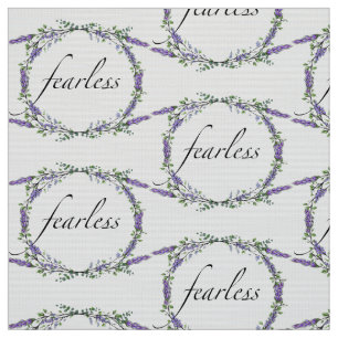 Tissu Lavande et Eucalyptus sans peur