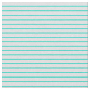Tissu Lavande et lignes turquoise/Motif de bandes