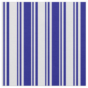Tissu Lavande et Motif bleu des bandes
