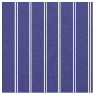 Tissu Lavande et Motif de couleur bleu nuit