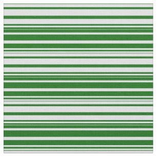 Tissu Lavande et Motif rayé vert foncé