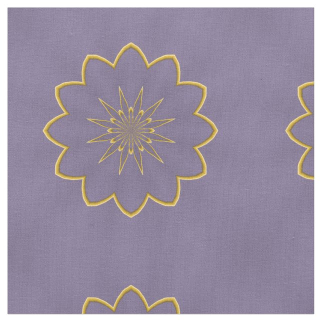 Tissu lavande et or (Fermer)