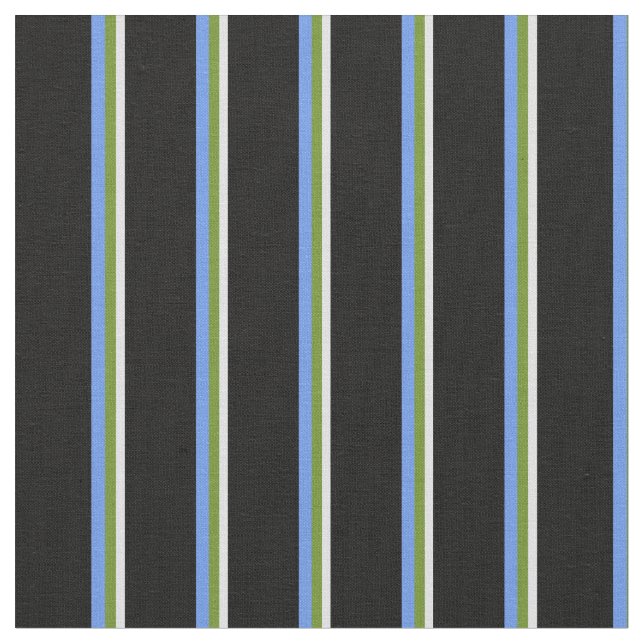 Tissu Lavande, Vert, Corne Bleu & Noir (Fermer)
