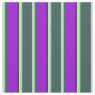 Tissu Lavande, verte, gris ardoise foncée, violette et n