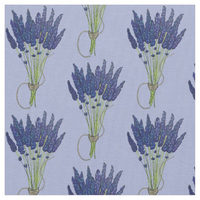 Tissu Lavandula Lavender Bund Herbe Jardin Fleur Violet (Fermer)