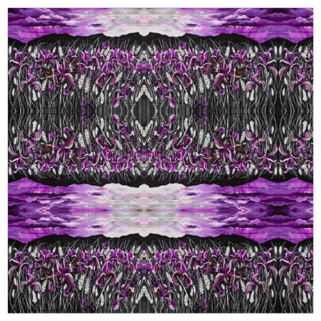Tissu Lavender Iris Storm (Échantillon)