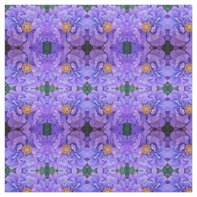 Tissu - Lavender Peony (Échantillon)