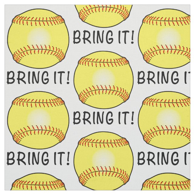 Tissu Le base-ball : Apportez-le (Échantillon)