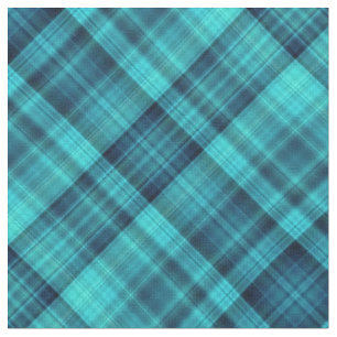 Tissu Le bleu ombrage le tartan