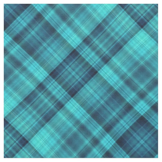 Tissu Le bleu ombrage le tartan (Fermer)