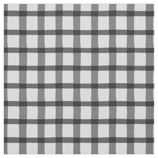 Tissu Le Buffalo Plaid Grise (Échantillon)