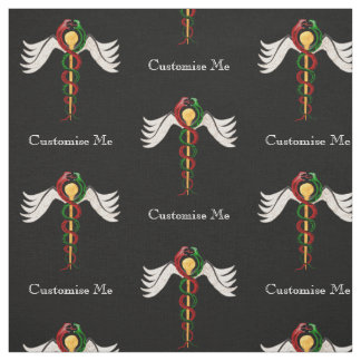 Tissu Le Caduceus (couleur complète)