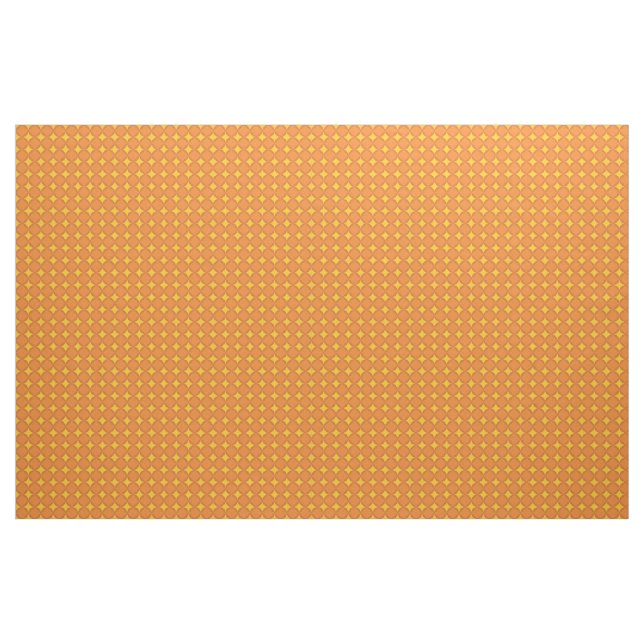 Tissu Le cercle de style des années 70 Orange (Yard)