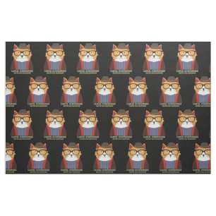 Tissu Le chat de Schrodinger