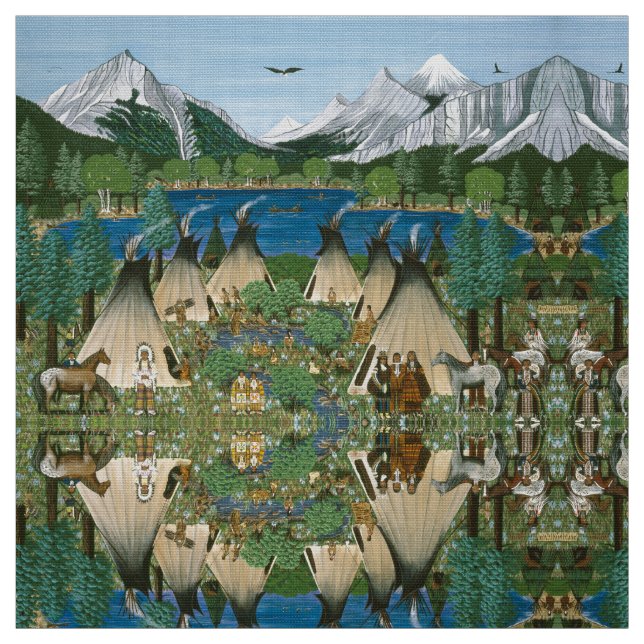 Tissu Le chef Joseph & The Nez Perce (Échantillon)