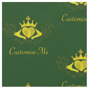 Tissu Le Claddagh (Or)