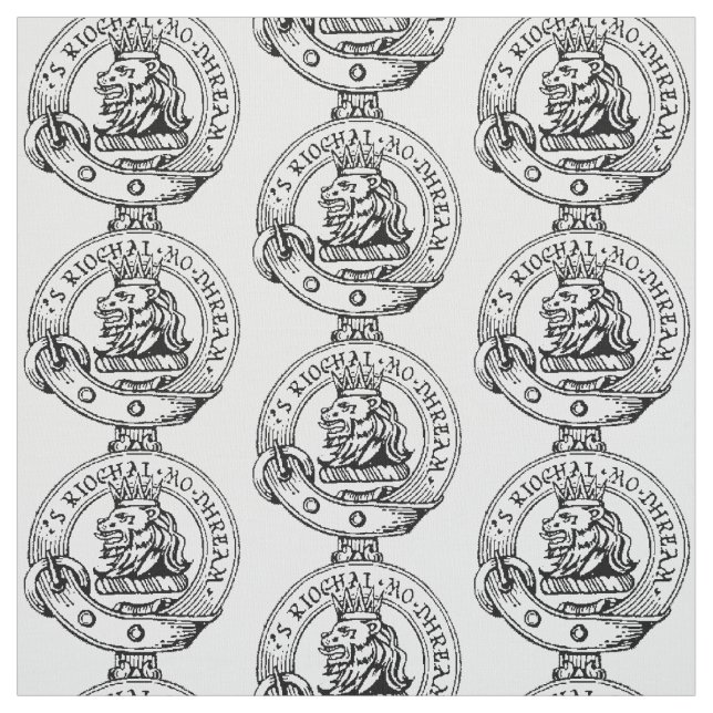 Tissu Le clan de MacGregor Badge, a choisi votre propre (Échantillon)