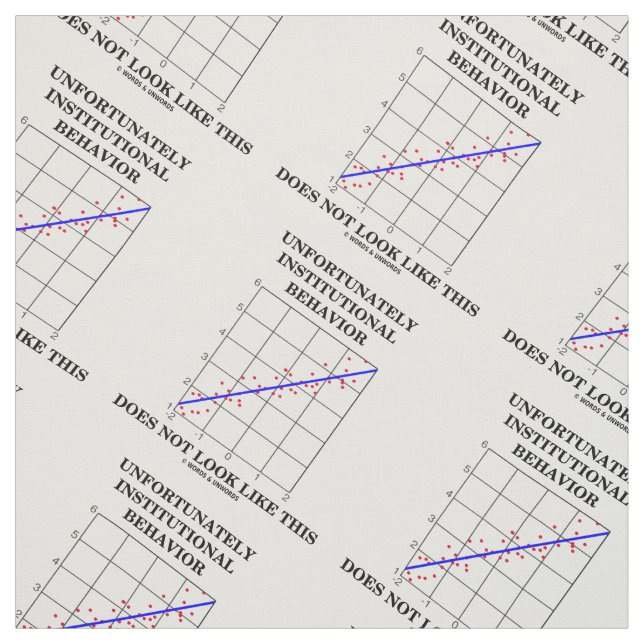 Tissu Le Comportement Institutionnel Ne Ressemble Pas À  (Échantillon)