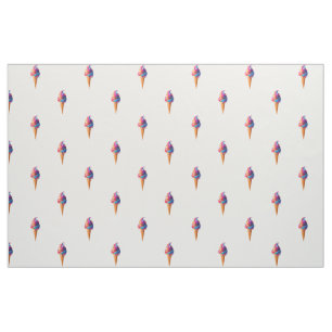 Tissu Le cône de glace classique de SlipperyJoe's vibran